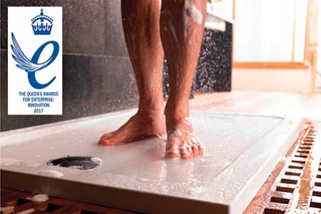 Anti-slip shower tray wins award