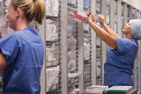 Safer,more efficient theatre storage