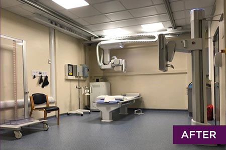 ‘Dated’ X-ray room transformed