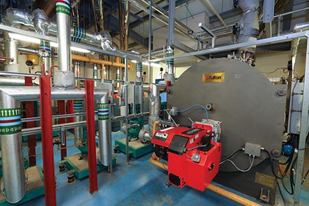 Steam system upgrade for cancer institute