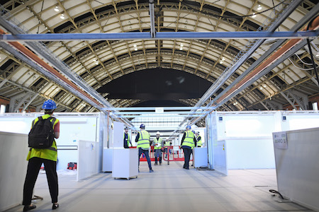Intense ‘around-the-clock’ work to get Manchester ‘field hospital’ operational  