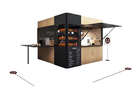 ‘COVID-secure’ ready-to-use coffee shop 