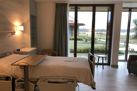Voice-activated nurse call alarm at Maidenhead hospice 