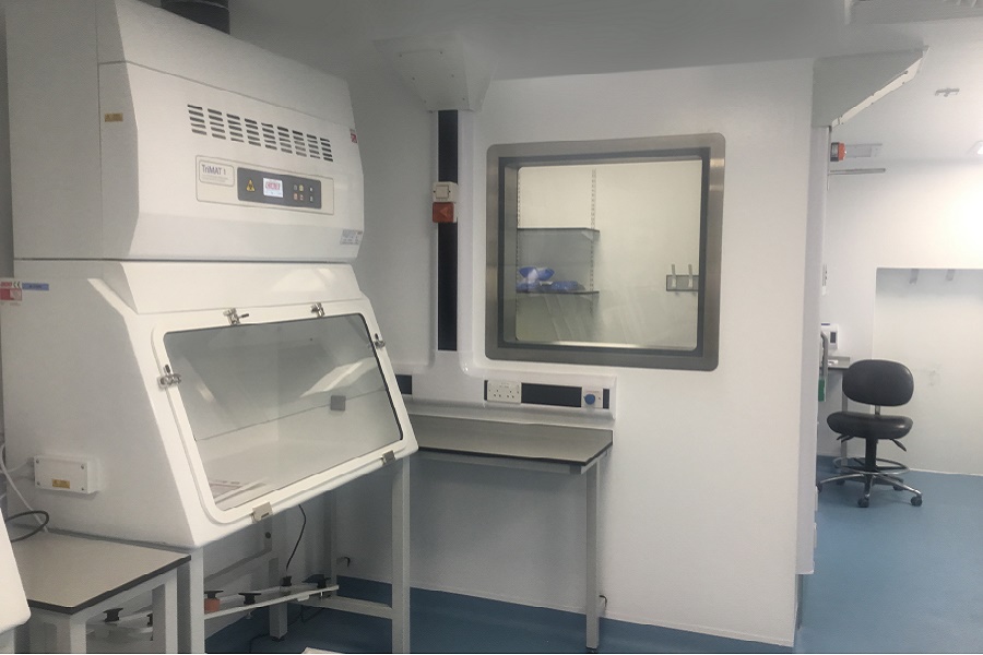 Creation of CL3 lab at Exeter Hospital wins Trust’s praise 