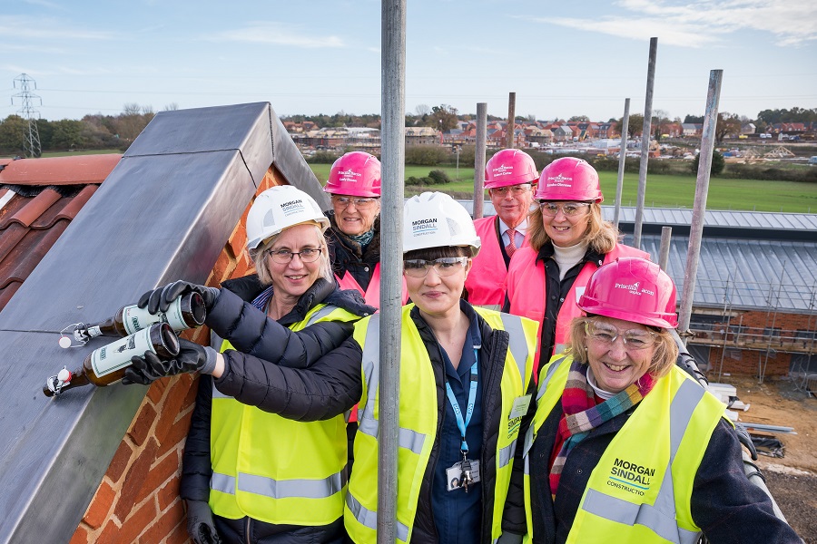 Charity-fundraised Norfolk hospice celebrates key milestone 