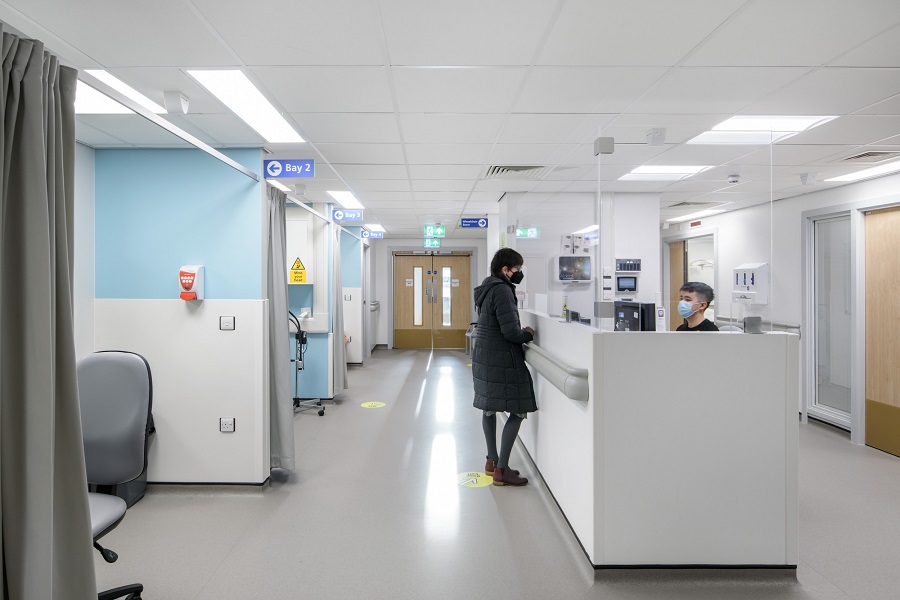 Gerflor flooring and Gradus wall protection for Whitby hospital redevelopment 