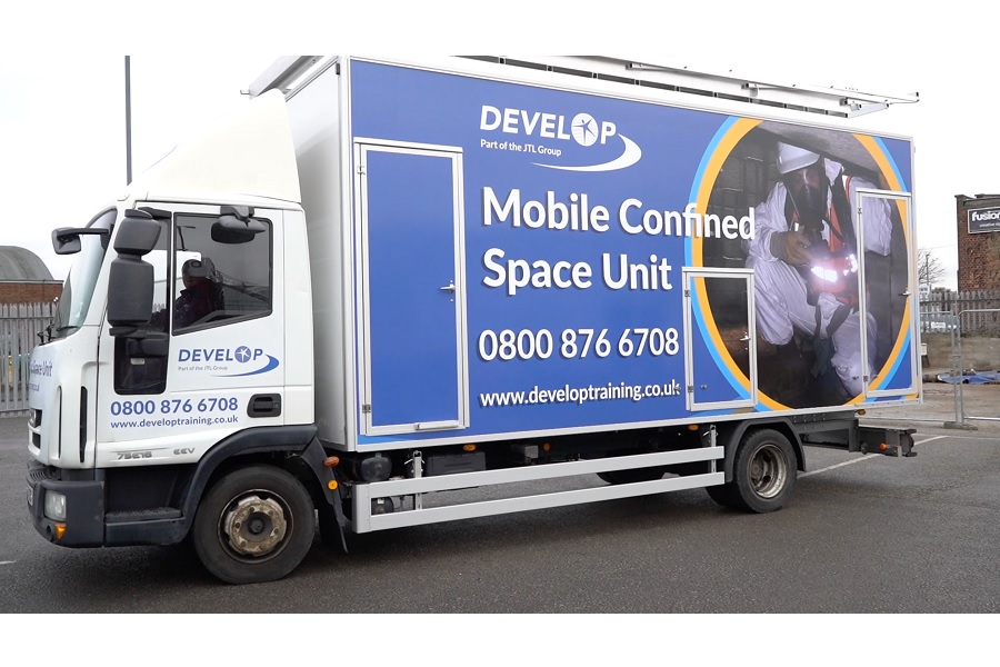 Mobile confined spaces training vehicle unveiled