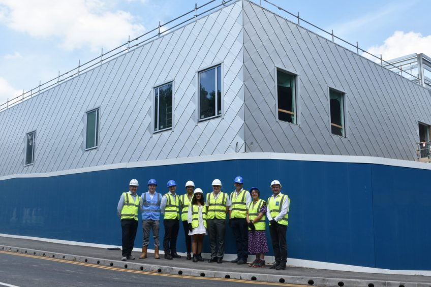 Topping-out held at new ‘highly advanced’ new Guildford cancer centre