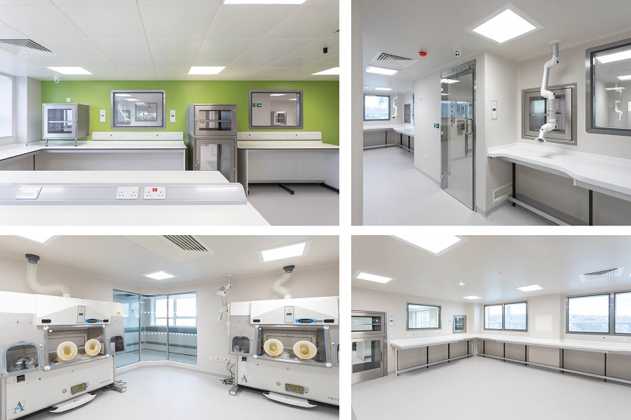 £2.5 m pharmacy and aseptic suite completed at Weston Park Hospital