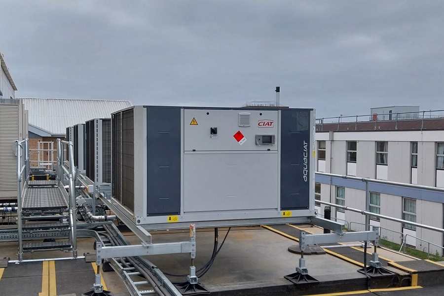 CIAT chillers and heat pumps for James Paget’s new modular ward 
