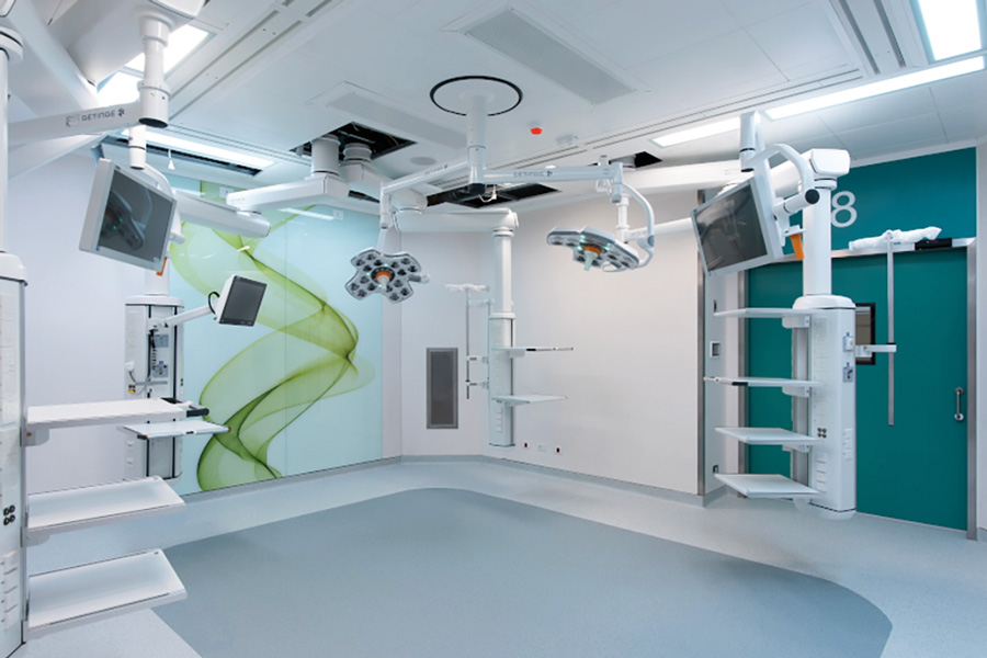 A complex installation at Buenos Aires hospital