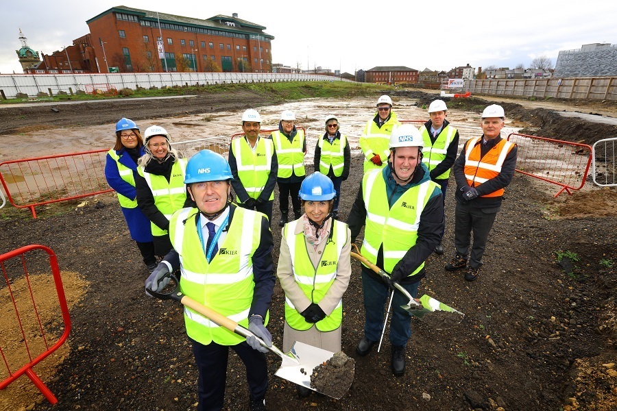 Kier celebrates start of construction on new Sunderland eye hospital 