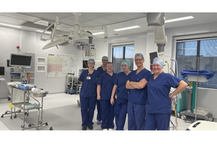 Ribbon-cutting as Jenny Lind Paediatric Theatre suite opens 