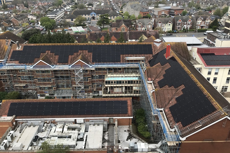 Solar partnership delivers solar PV for Poole Hospital 
