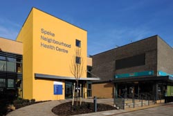 Solar water heating for Liverpool health centre