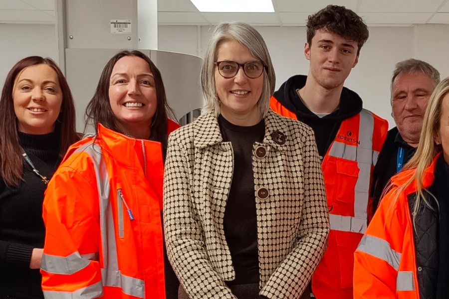 MP champions construction skills during hospital visit