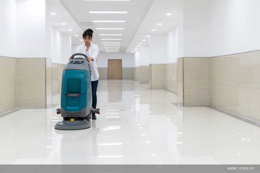 Resilient floor restoration: performance advantages